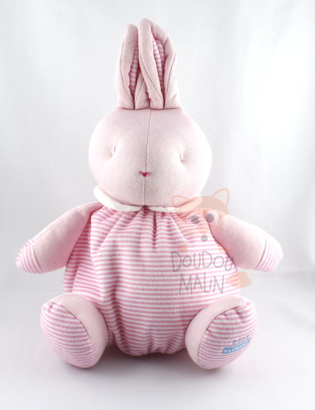  baby comforter rabbit pink white 